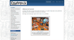 Desktop Screenshot of ematronik.de