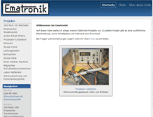 Tablet Screenshot of ematronik.de